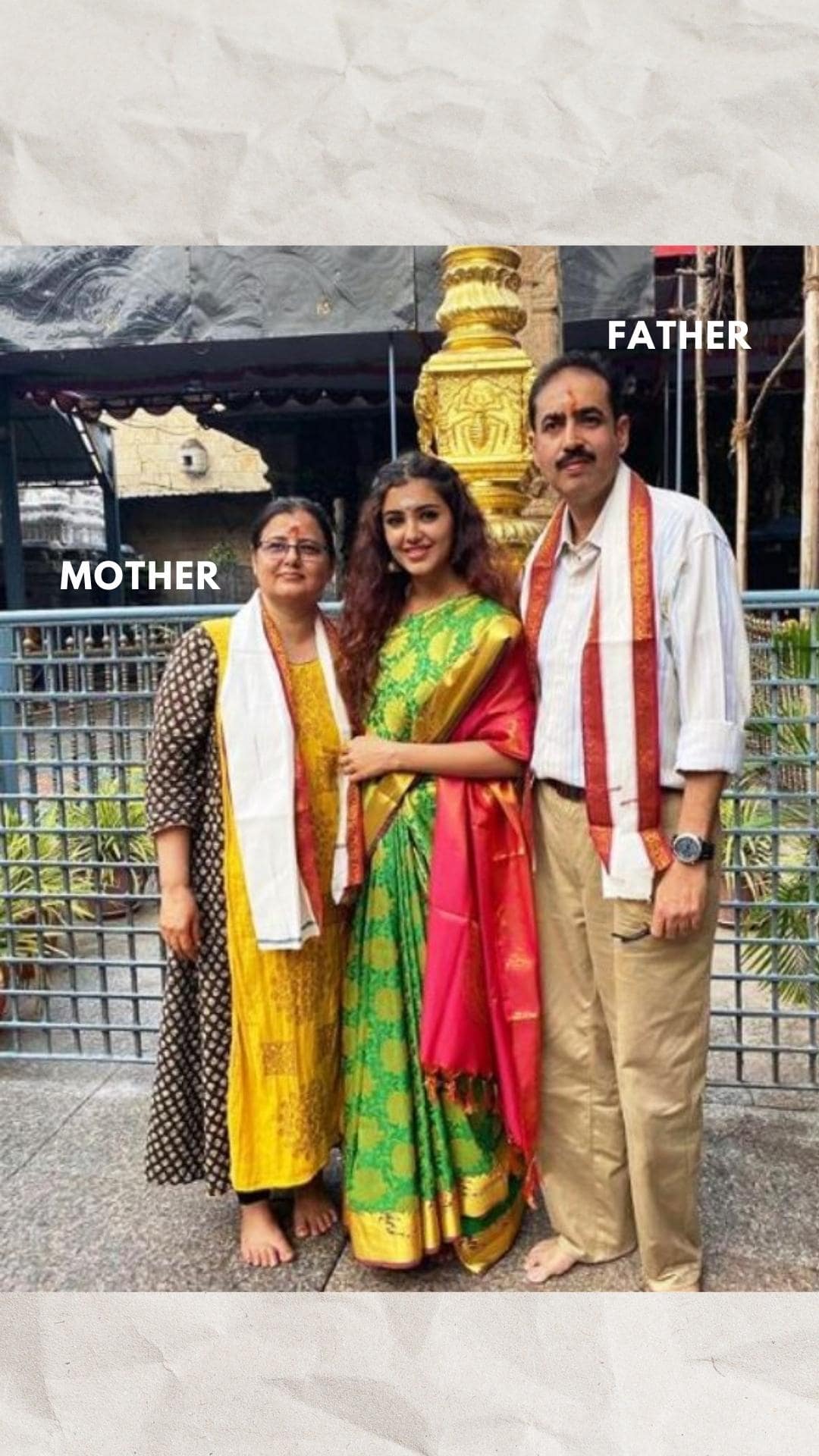 Malvika-Sharma-Family