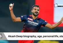 Akash Deep biography, age, personal life, stats